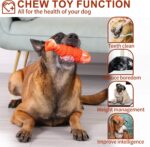 BoYoYo Indestructible Dog Toys for Aggressive Chewers Large Breeds, Durable Squeaky Toys for Super Chewers, Heavy Duty Tough Bone to Keep Them Busy, Interactive Dog Chew for Medium Breed