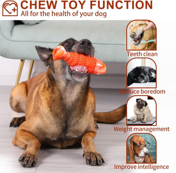 BoYoYo Indestructible Dog Toys for Aggressive Chewers Large Breeds, Durable Squeaky Toys for Super Chewers, Heavy Duty Tough Bone to Keep Them Busy, Interactive Dog Chew for Medium Breed