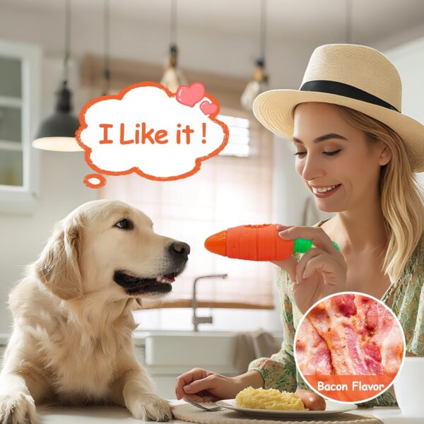 BoYoYo Tough Dog Toys for Aggressive Chewers with Squeaky, Indestructible Dog Chew Toys for Medium and Large Breeds to Keep Them Busy, Interactive Durable Dog Toy