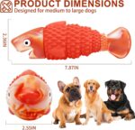 BoYoYo Indestructible Dog Toys for Aggressive Chewers Large Breeds, Durable Squeaky Toys for Super Chewers, Heavy Duty Tough Bone to Keep Them Busy, Interactive Dog Chew for Medium Breed