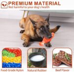 BoYoYo Indestructible Dog Toys for Aggressive Chewers Large Breeds, Durable Squeaky Toys for Super Chewers, Heavy Duty Tough Bone to Keep Them Busy, Interactive Dog Chew for Medium Breed